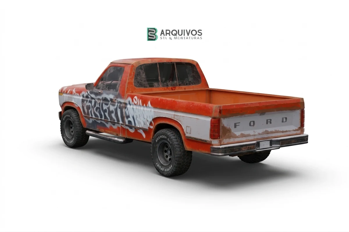 Modelo 3D STL - Ford F-150 XL 1980-1986 — foto 2